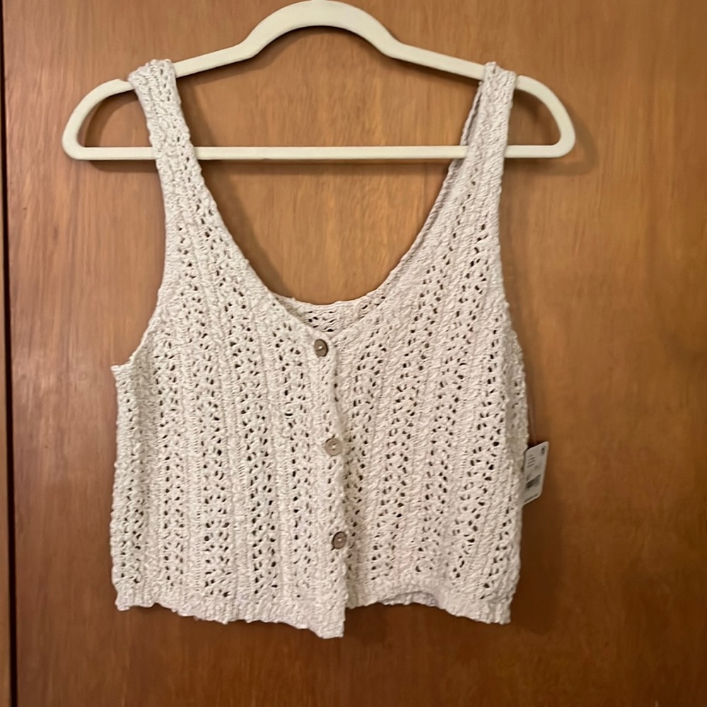 We the free knit cotton tank